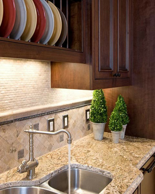 Keramisk skål vask værelse planter farverige køkken