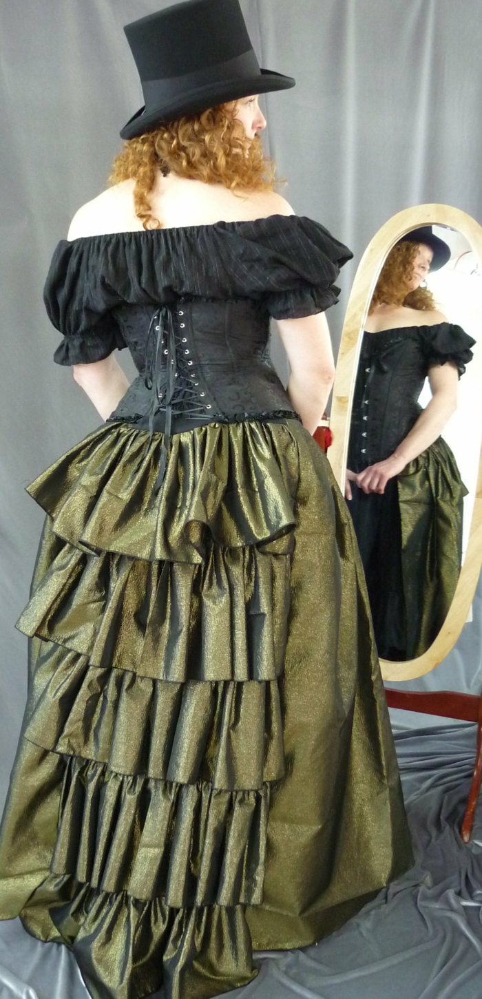 steampunk vaatteet naisten muoti mekko