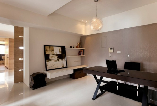 Stijlvolle moderne minimalistische ideeën woonkamer designlamp decoreren