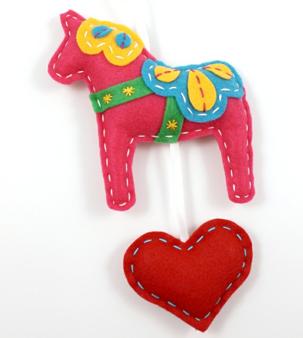 fabric hearts sewing craft ideas made of felt deco products