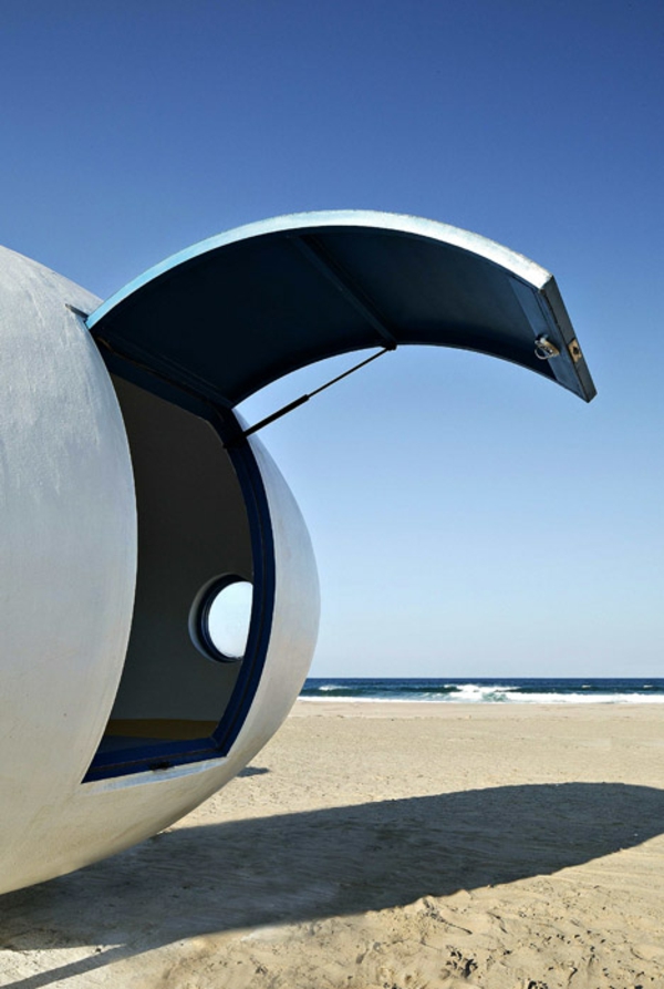 strand hytte moderne arkitektur dør