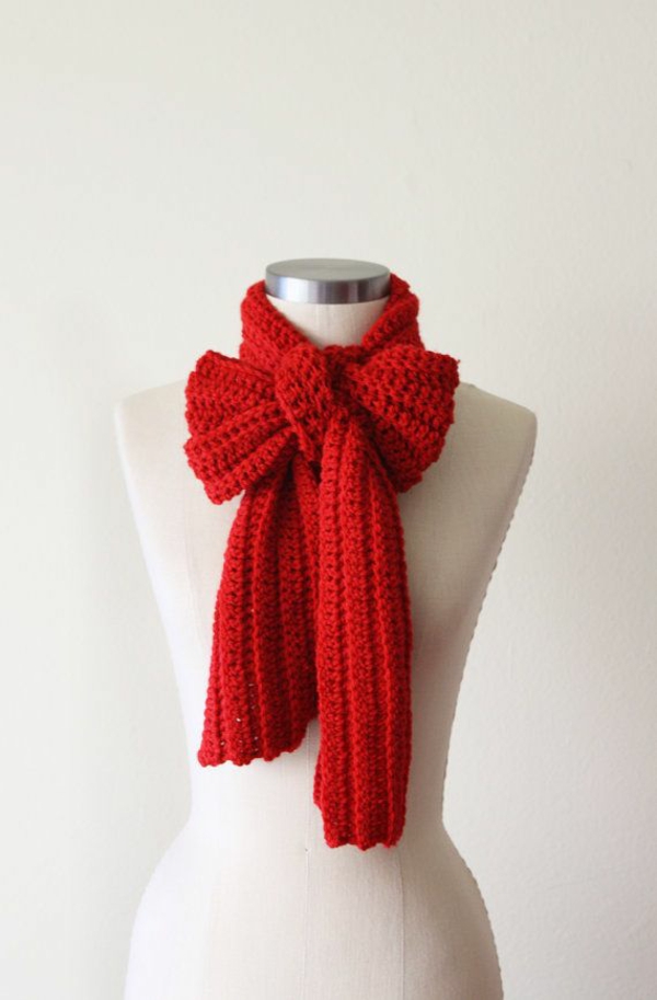 knit scarf shawl tie elegant loop knitwear