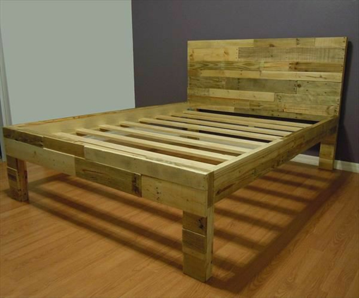 Seng fremstillet af palle sofa lavet af palle paller sengemøbler lavet af paller sammen