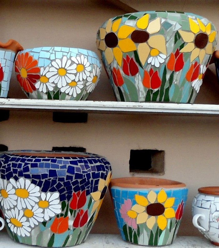idées de poterie conception créative diy idées diy déco auto faire artisanat pots de fleurs painting2