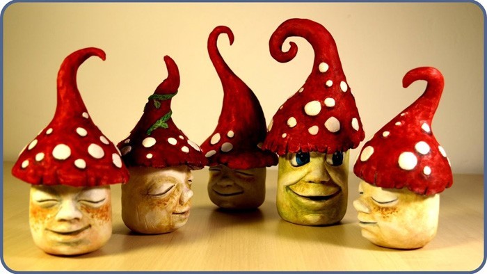 Keramika nápady kreativní design DIY nápady DIY dekorace sami dělat řemesla keramické houby