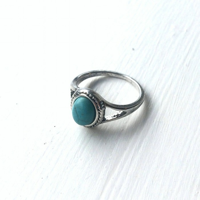 turquoise edelsteen sieraden ring vrouwen