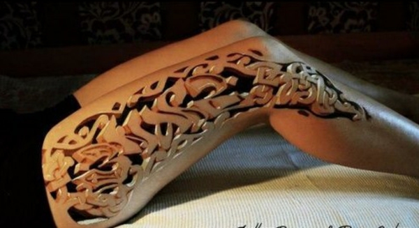 τατουάζ μοτίβα δροσερό τατουάζ 3d πόδι