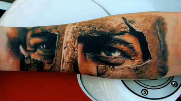 tattoo motive upper arm war
