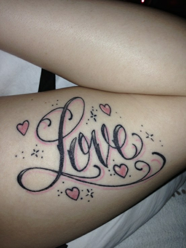 τατουάζ γραμματοσειρά πάνω αγάπη αγάπη κίνητρα δροσερό τατουάζ εικόνες