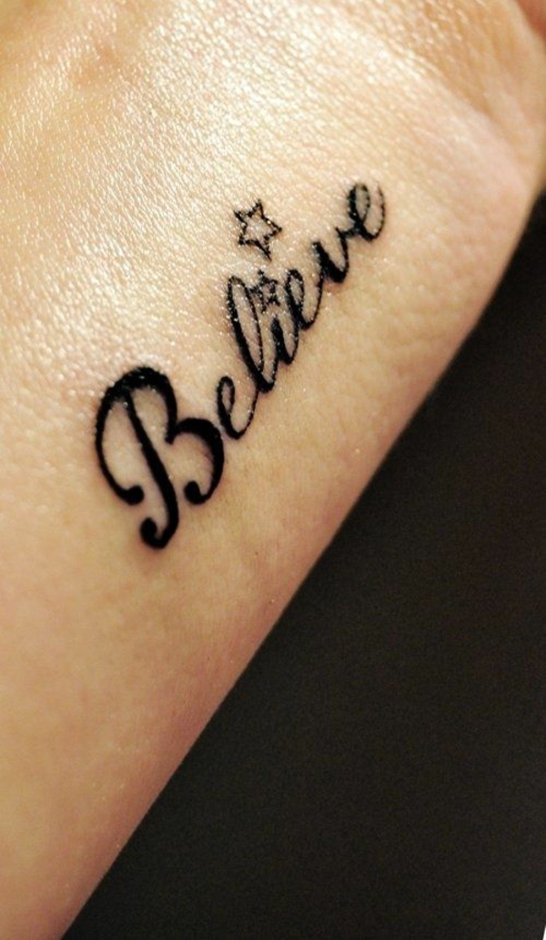 tetování hvězdy tetování slova