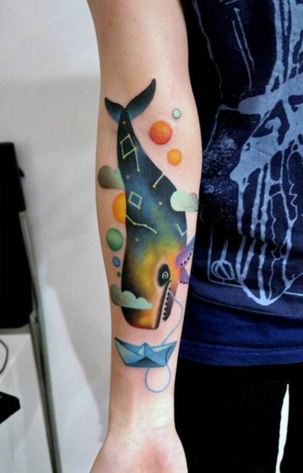 tatuointi kyynärvarren kuvat ideoita naisille inspiraatiota