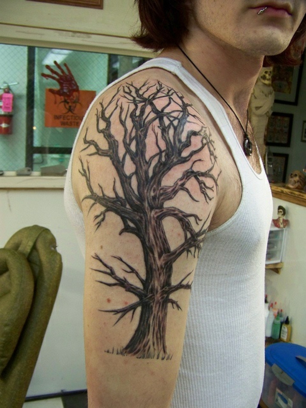 τατουάζ ιδέες για το τατουάζ πάνω μοτίβο δέντρο βραχίονα