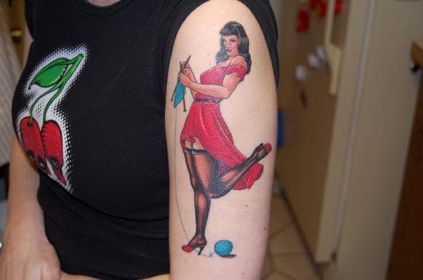 τατουάζ εικόνες για το τατουάζ πάνω βραχίονα πλέξιμο γυναίκα