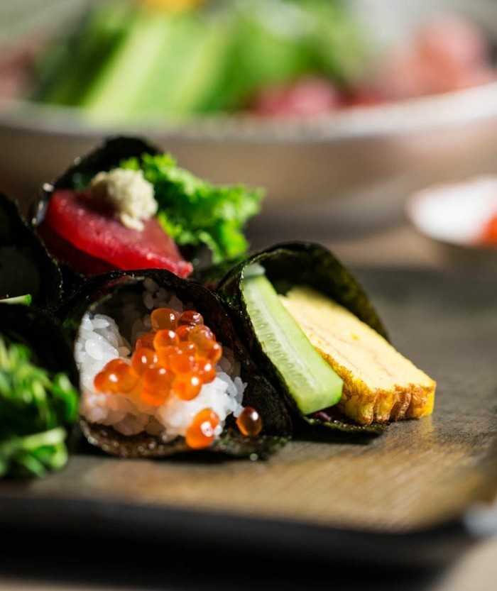 temaki寿司艺术美味