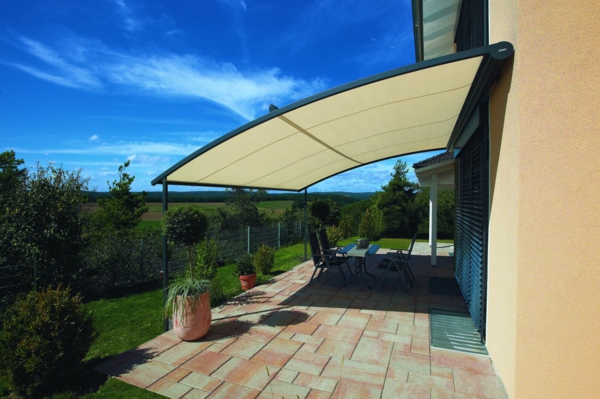 patio canopy state of the art garden design elegant