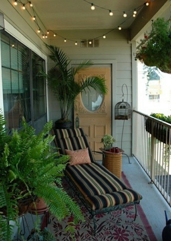 patio diseño patio balcón alfombra ocioso