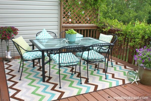 mesa de terraza de patio de diseño de patio