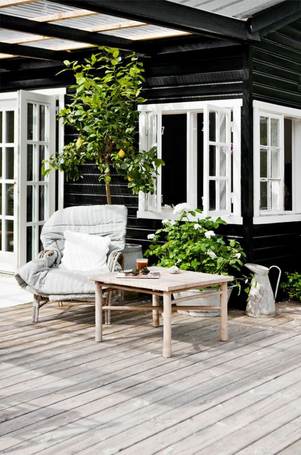 terrasse design porche construire américain maisons en bois terrasse mis en place