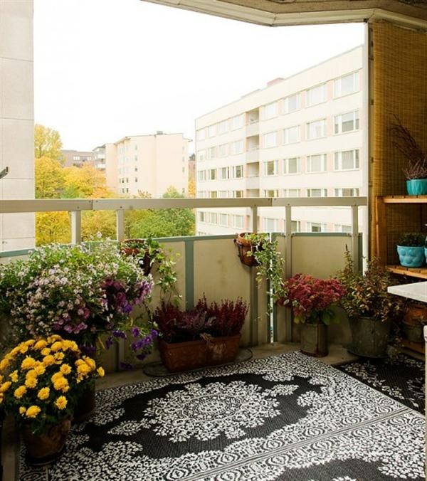patio carpet decoys balcony plant