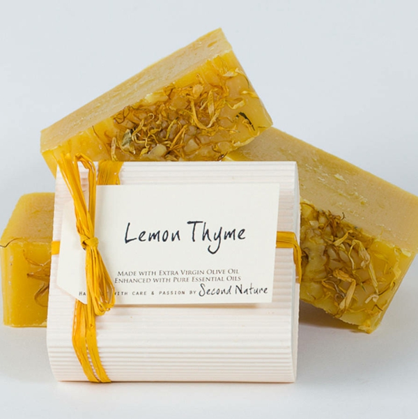 thyme care handmade soap lemon