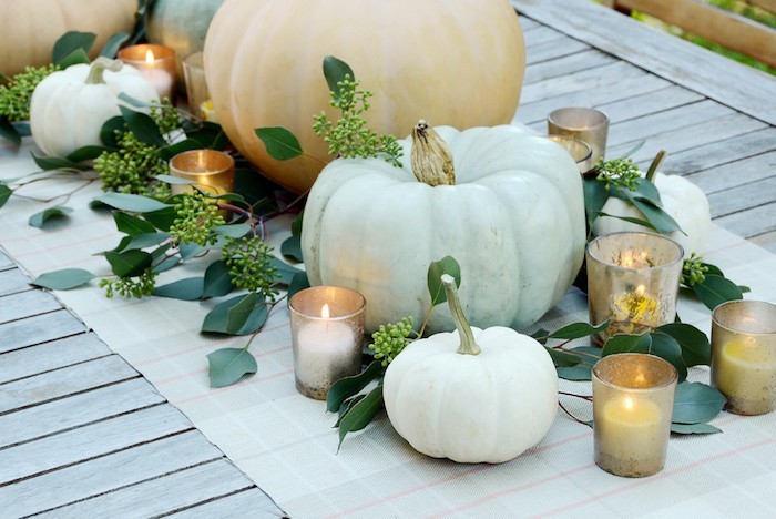 направете своя собствена украса на масата есента с ветрове