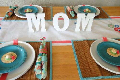 tafel decoratie ideeën voor moederdag verse moeder