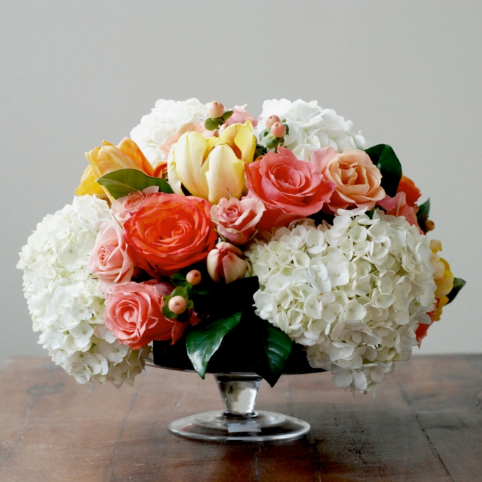fleurs de décoration de table élégant beau