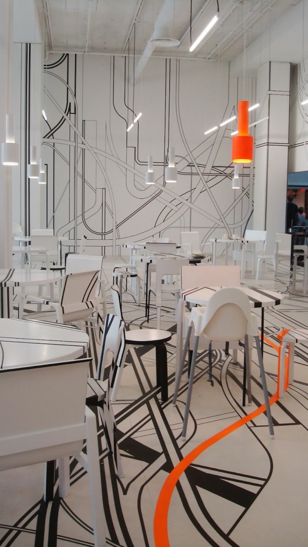 bar restaurant design ideas furnishing logomo cafe finland