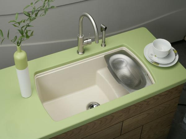 puikus skalavimo dizainas celadon žalio baseino ir vazos