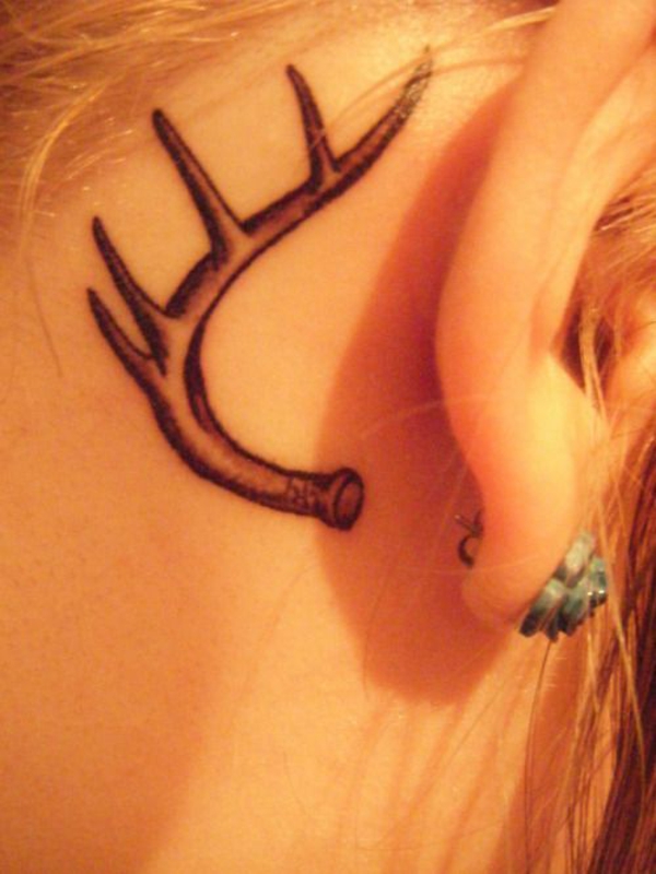 τατουάζ ιδέες τατουάζ πίσω από το κέρατο αυτί
