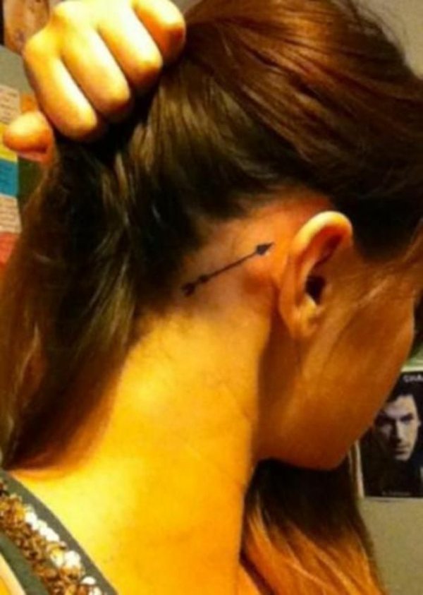 страхотни идеи за татуировка татуировка ухо стрелка