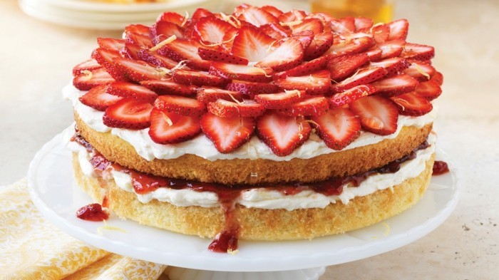 tarte décorer fantaisie décoration fraises