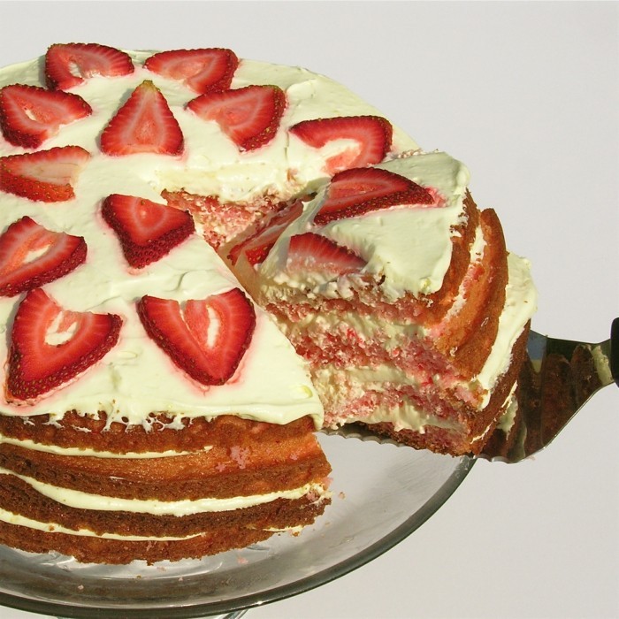 tarte décorer des idées de déco avec des fraises