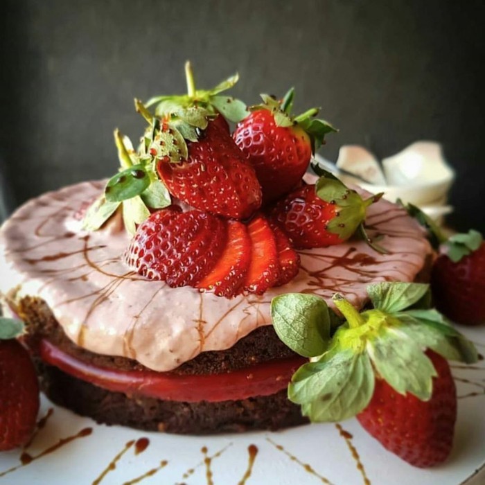 décoration de tartes aux fraises