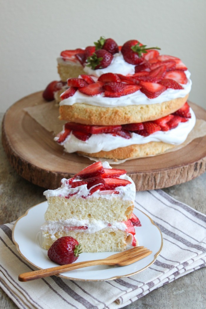 taarten decoratie heerlijke taart met aardbeien ideeën