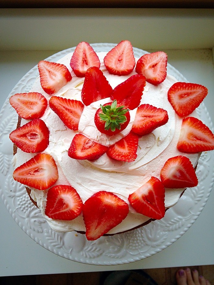 tarte de décoration de tartes aux fraises décorer des idées