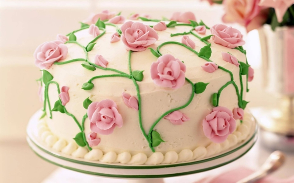 pasteles decorar elementos florales de la torta de boda