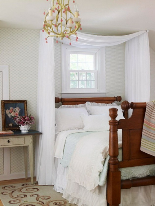 traditionele feitelijk solide bed frame matras kroonluchter vintage stijl