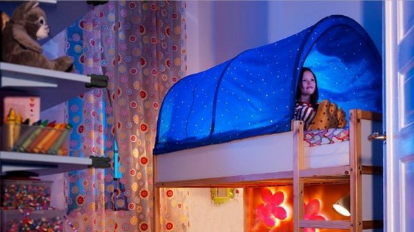 drømmeagtige barneseng telt seng trapper