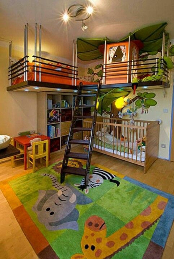 drømme planteskole design ideer sjove tæppe trapper