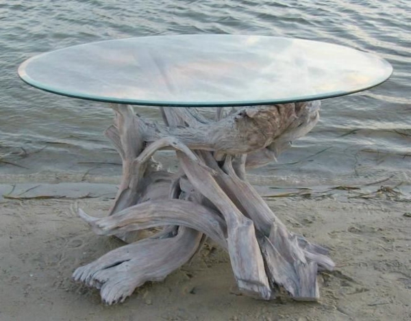 driftwood sohvapöytä rakentaa olohuone