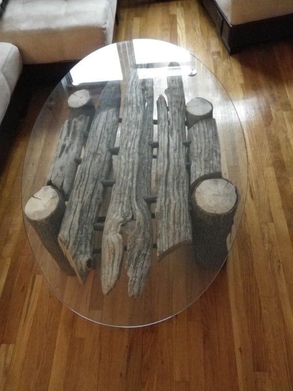 driftwood kahvipöytä rakentaa oksat