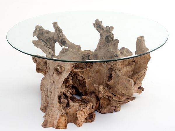 driftwood table driftwood deco läpinäkyvä