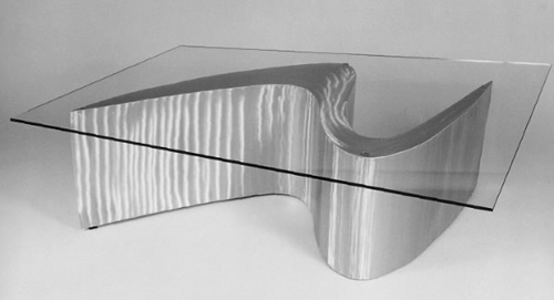 trendikkäät erikoiset sohvapöydät metallinen kiiltävä lasilevy