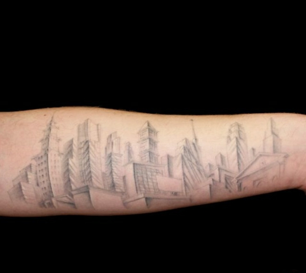 Schets tatoeage onderarm afbeeldingen