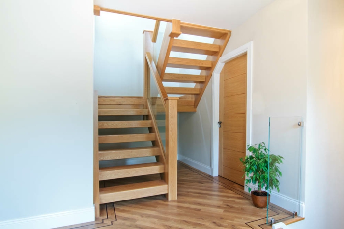 stair railing glass staircase hallway living ideas