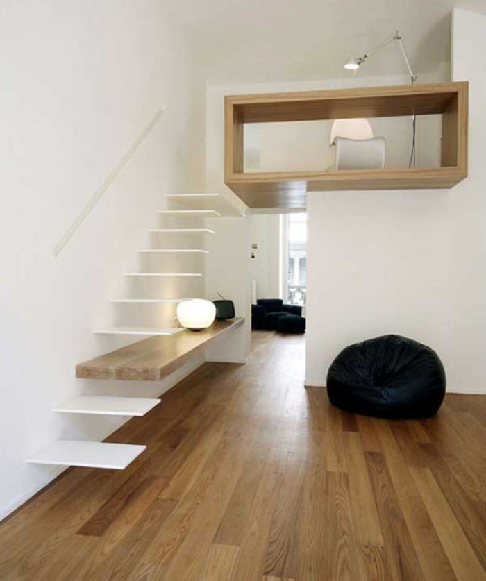 staircase frame thin floating steps