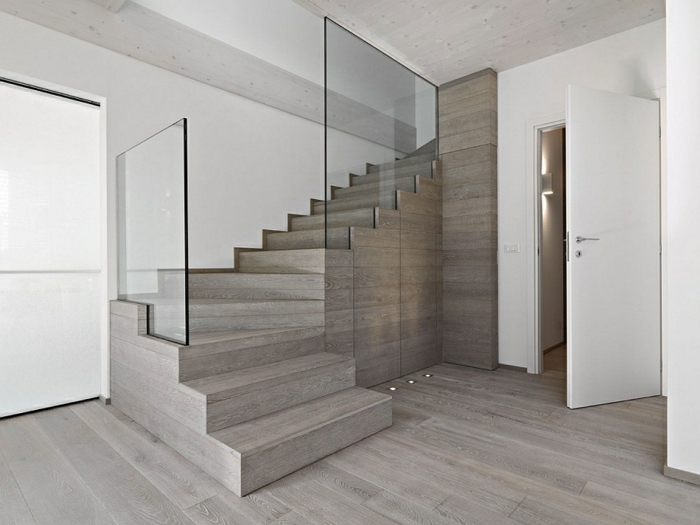 楼梯框架玻璃楼梯室内设计的想法