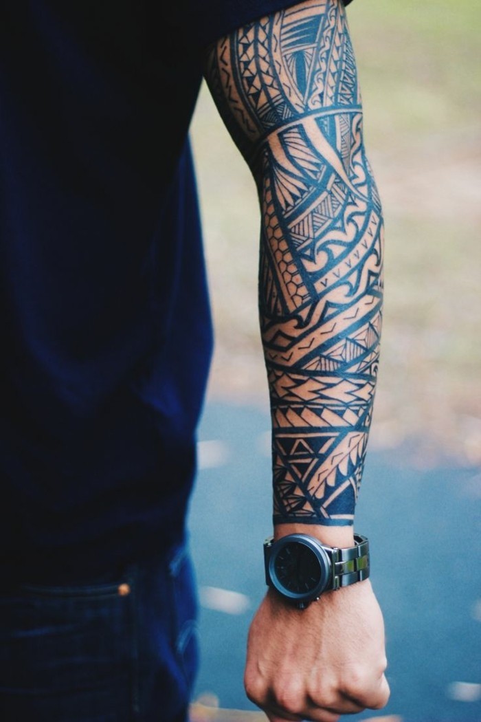 underarms overarm maori tattoo menn tatovering