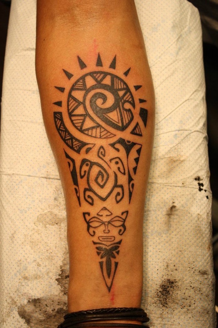 underarm tatovering solskildpadde